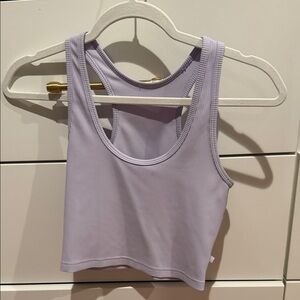 Athleta Lavender Crop Top